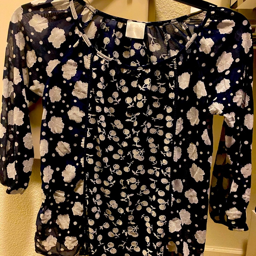 Small blue summer blouse - Picture 1 of 1